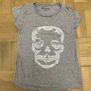 PERFECT CONDITION ZADIG & VOLTAIRE SKELETON TEE